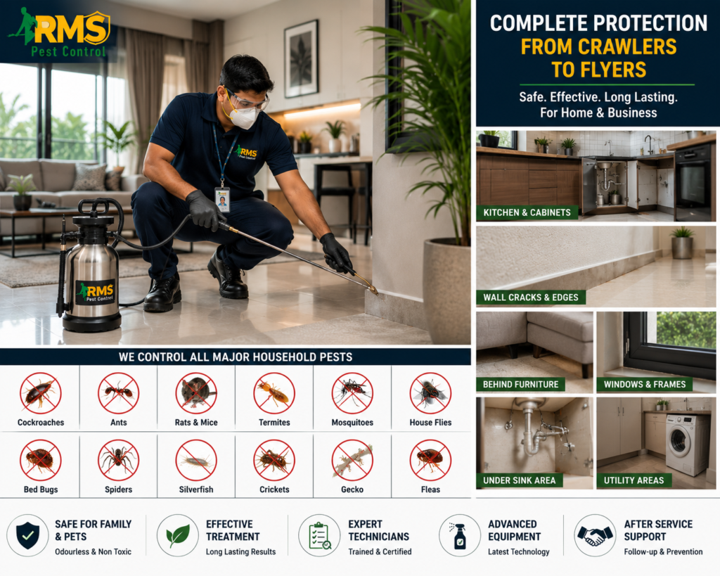 Common signs of pest infestation in homes and businesses
